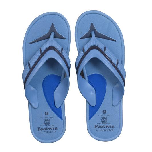 Footwin Stylish Men’s Flip Flops - SKY&BLU
