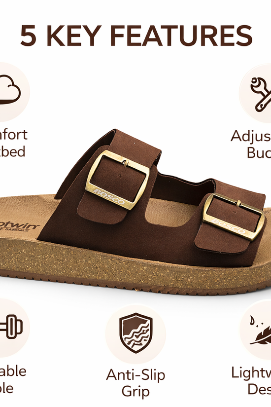 Footwin Men's Berkin-Style Sandal
