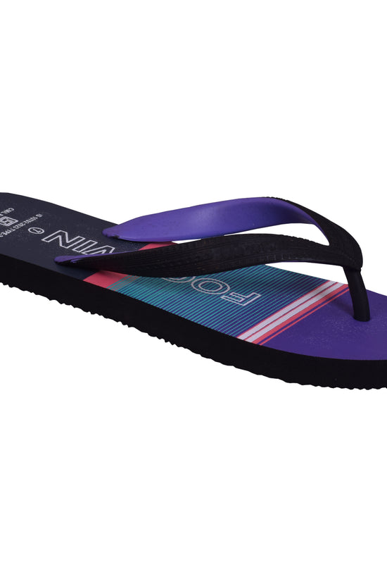 Footwin Stylish Men’s Flip Flops - BLK&BLU