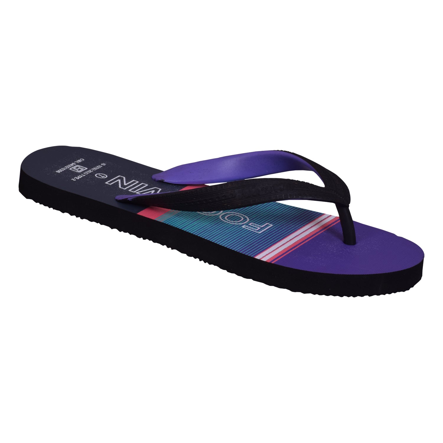 Footwin Stylish Men’s Flip Flops - BLK&BLU