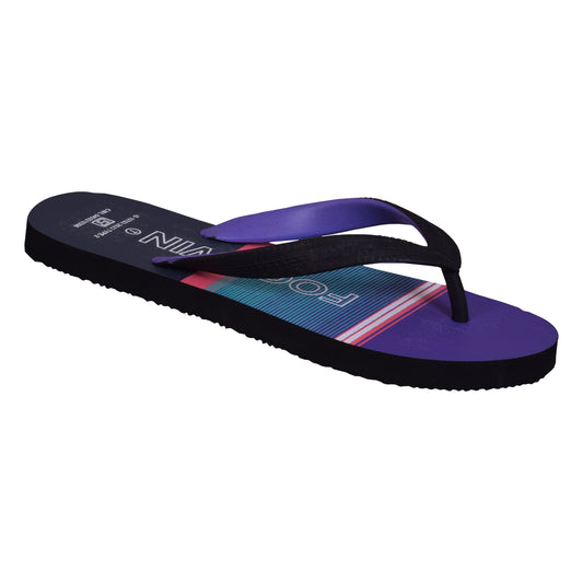 Footwin Stylish Men’s Flip Flops - BLK&BLU