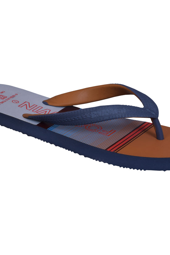 Footwin Stylish Men’s Flip Flops - GRY&TAN
