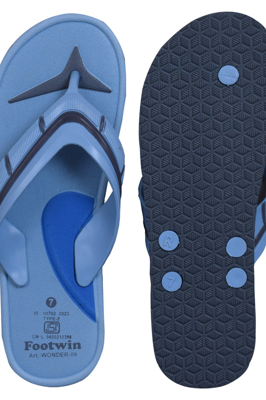 Footwin Stylish Men’s Flip Flops - SKY&BLU